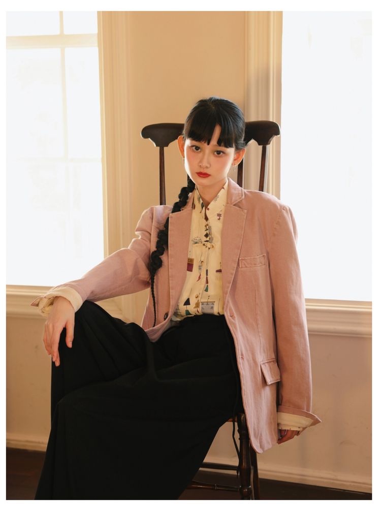 Elastic waist wide-leg pants 【s0000001623】