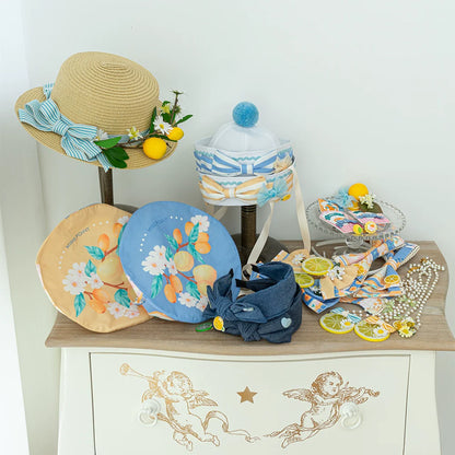 Miss Point - Daisy Lemon - Daily Lolita Lemon Print JSK Customized