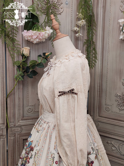 Miss Point - Rich Hymn - Lolita Bavarian Cotton Embroidered Blouse