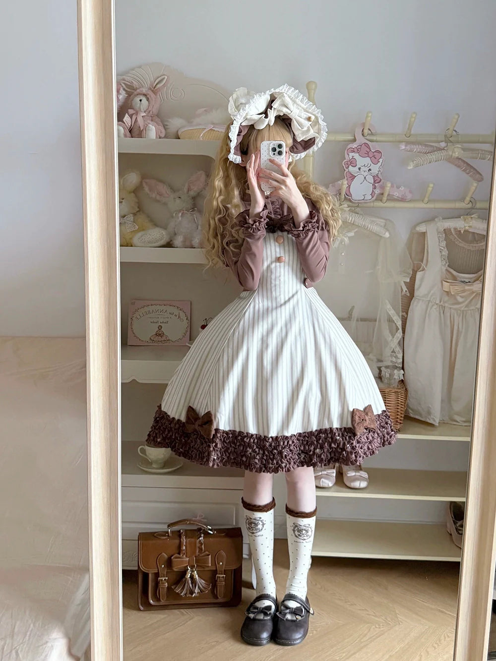 Miss Point - Classic Lolita JSK Customized Stripe Lolita Dress