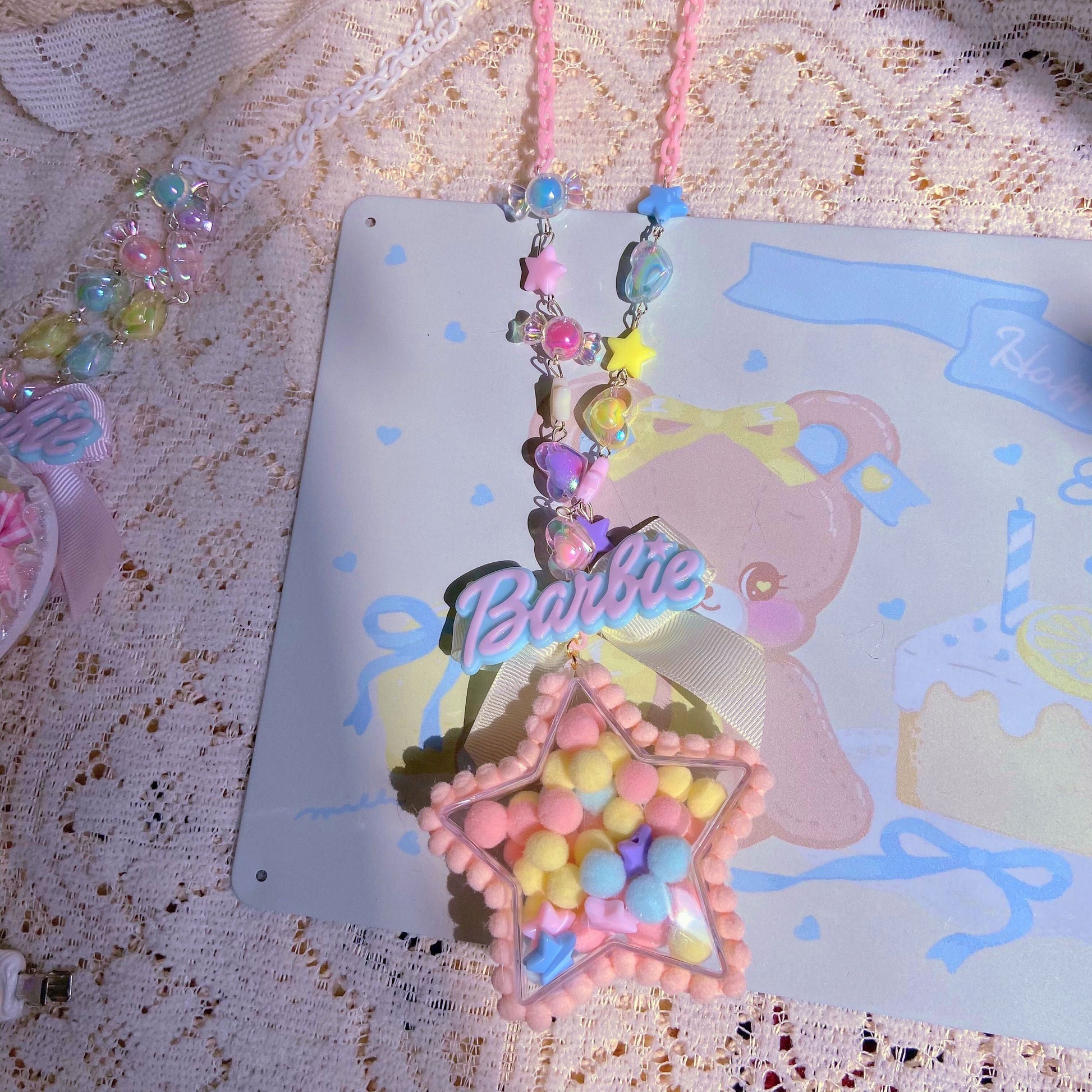 Bear doll - Sweet Lolita Handmade Necklace