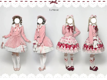 LeMiroir - Winter Solstice - Elegant Lolita Winter Short Coat & SK