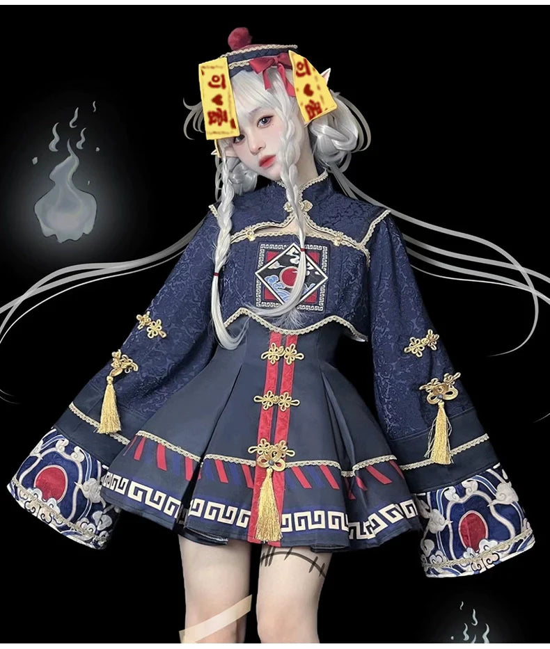 Sakurahime - Little Zombie - Zombie Lolita Jumper Dress Cute Lolita Coat Set
