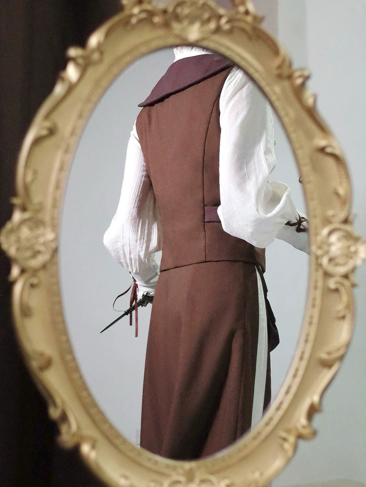 Letters from Unknown Star - Pirate Guide - Vintage Lolita Suit Vest JSK Dress