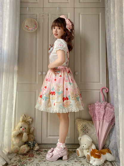Dark Star Island - Honey Bunny Cake - Sweet Lolita JSK/OP/Strap SK/Shirt
