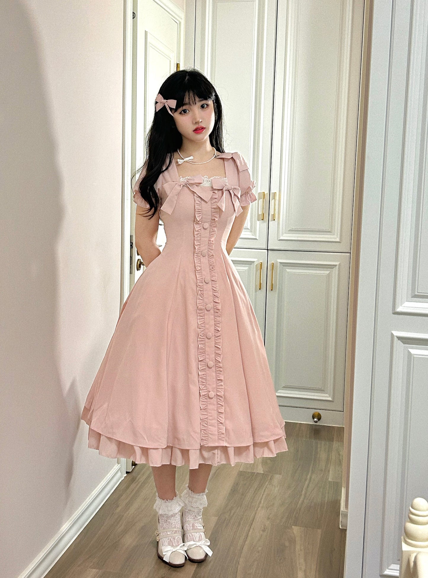 Sweet Wood - Long Vesion Elegant and Vintage Lolita OP