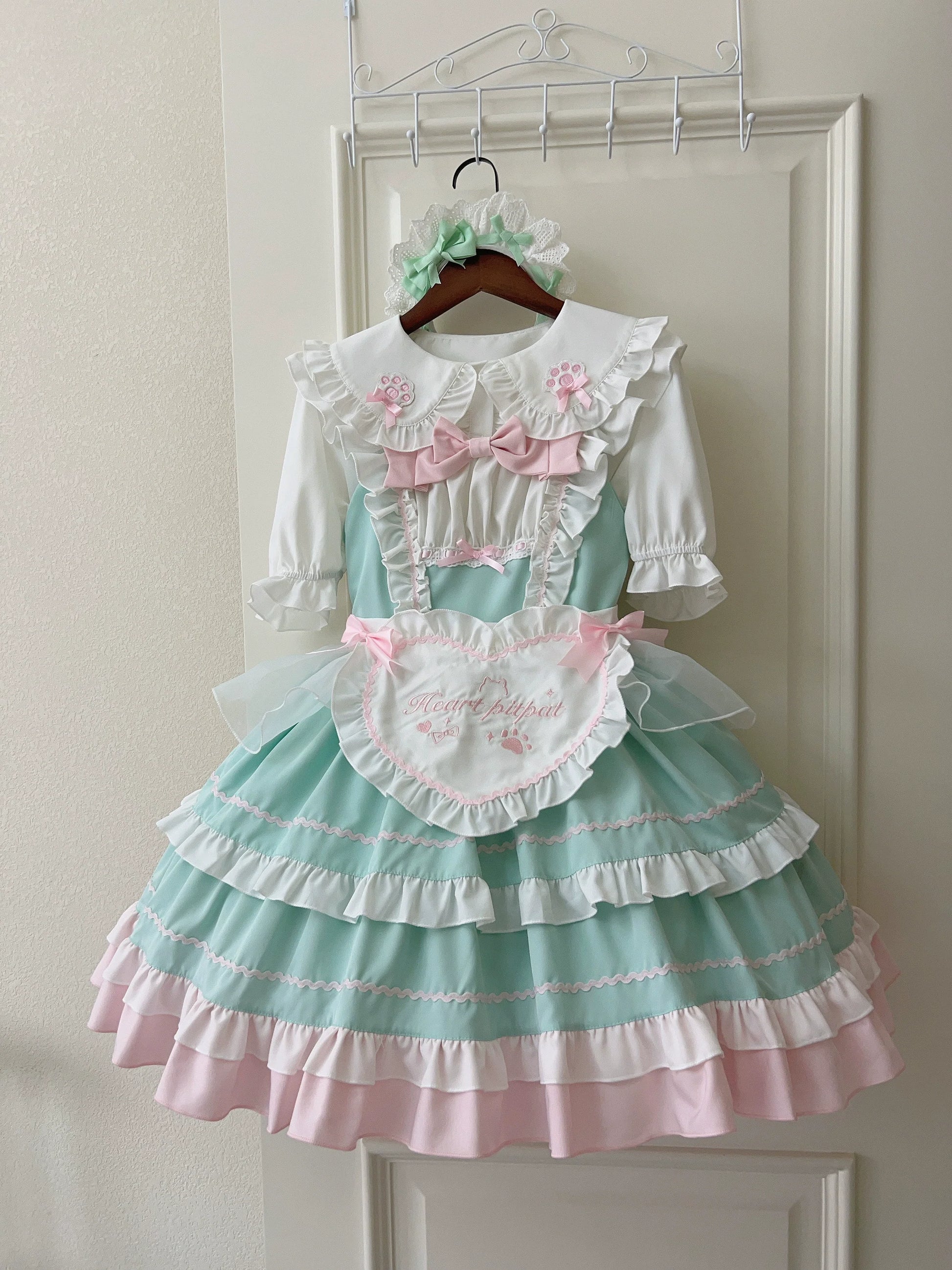 Sugar Girl - Cat Ear Tale - Sweet Lolita Jumper Dress Suspender Dress