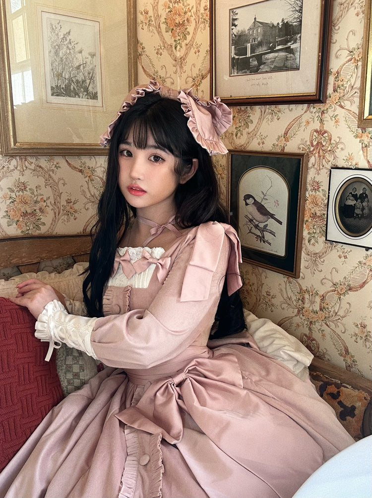 Sweet Wood - Annie's Gift - Elegant Velvet Lolita OP Dress