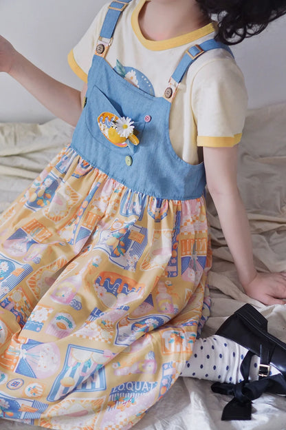 Miss Point - Daisy Lemon - Kawaii Lolita Lemon Print JSK Customized