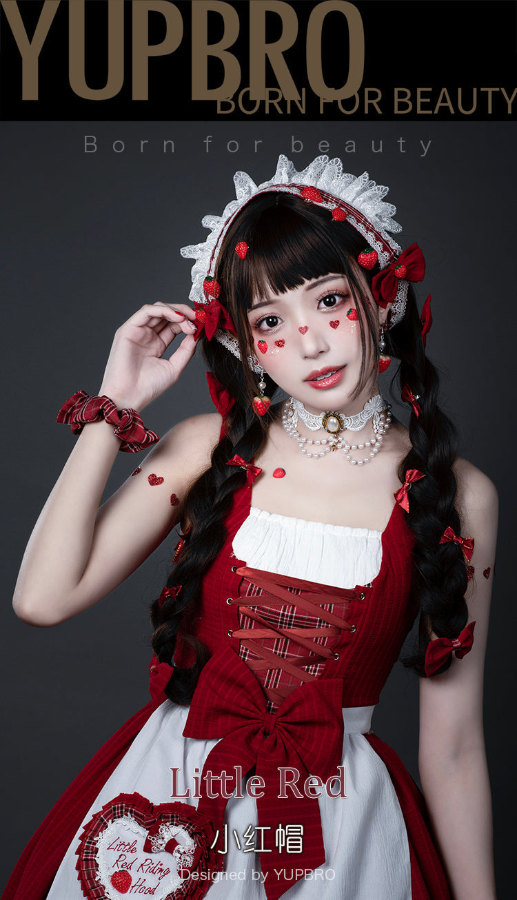 Youruipai - Little Red Riding Hood - Lolita Triangle Scarf
