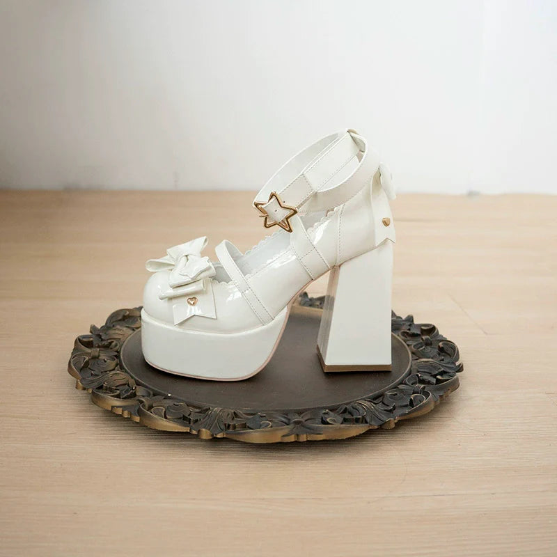 Beauty Bunny - Star Prayer - Kawaii Lolita Shoes Round Toe Summer Heels