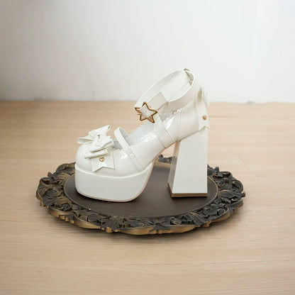 Beauty Bunny - Star Prayer - Kawaii Lolita Shoes Round Toe Summer Heels