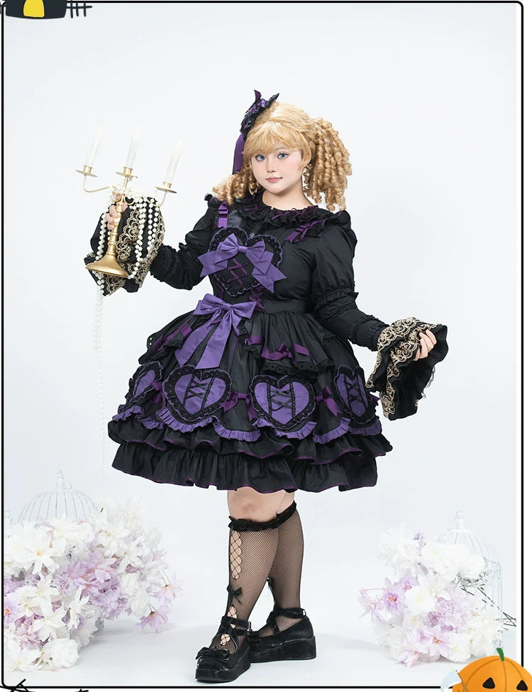 Chubby Cat Diary - Icing Sugar Gift Box - Plus Size Sweet Lolita JSK Dress Set