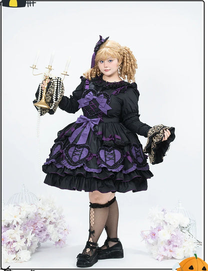 Chubby Cat Diary - Icing Sugar Gift Box - Plus Size Sweet Lolita JSK Dress Set