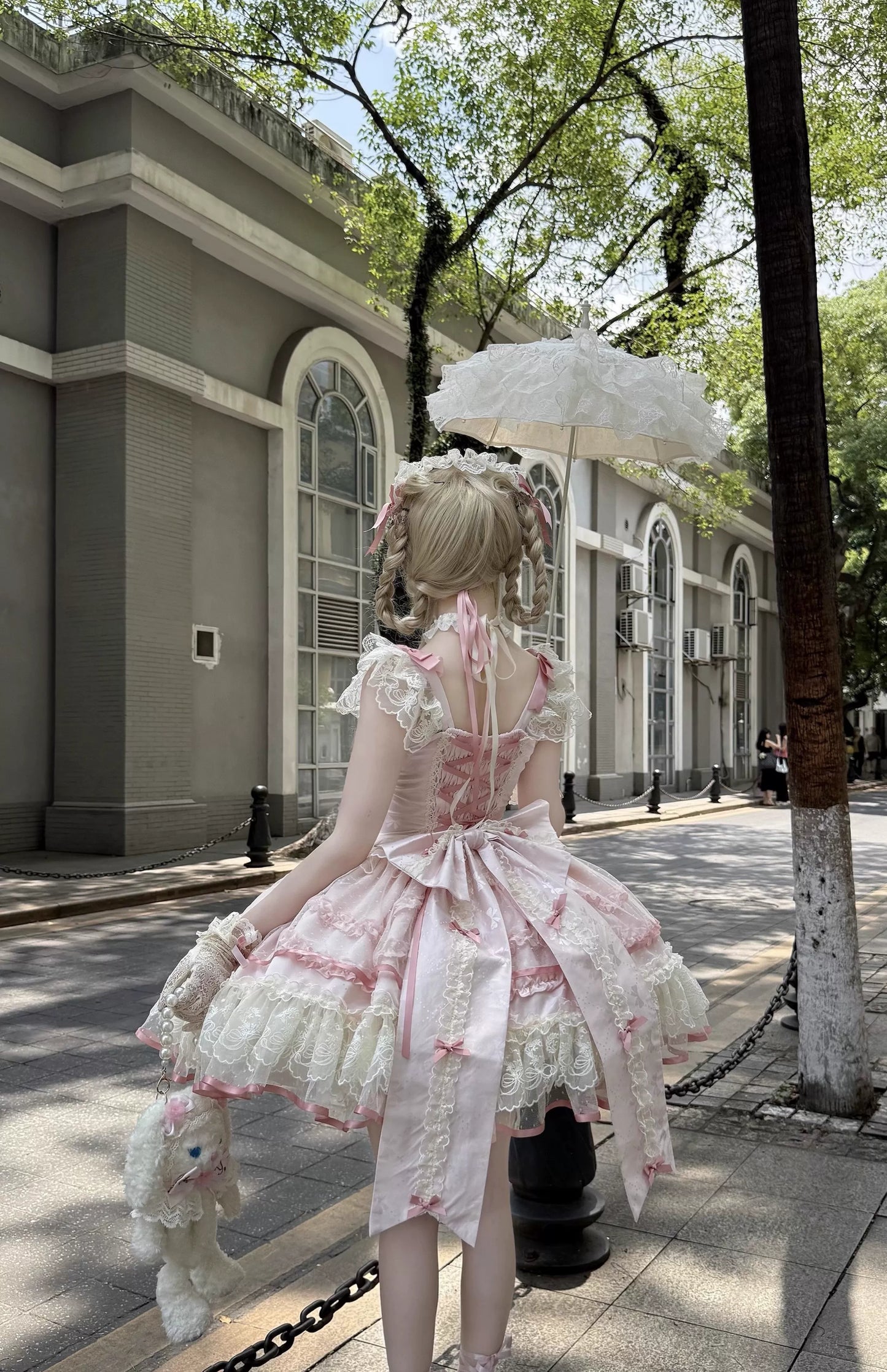 Sugar Girl - Dream Whisper Butterfly - Ballet-Inspired Sweet Lolita JSK Dress