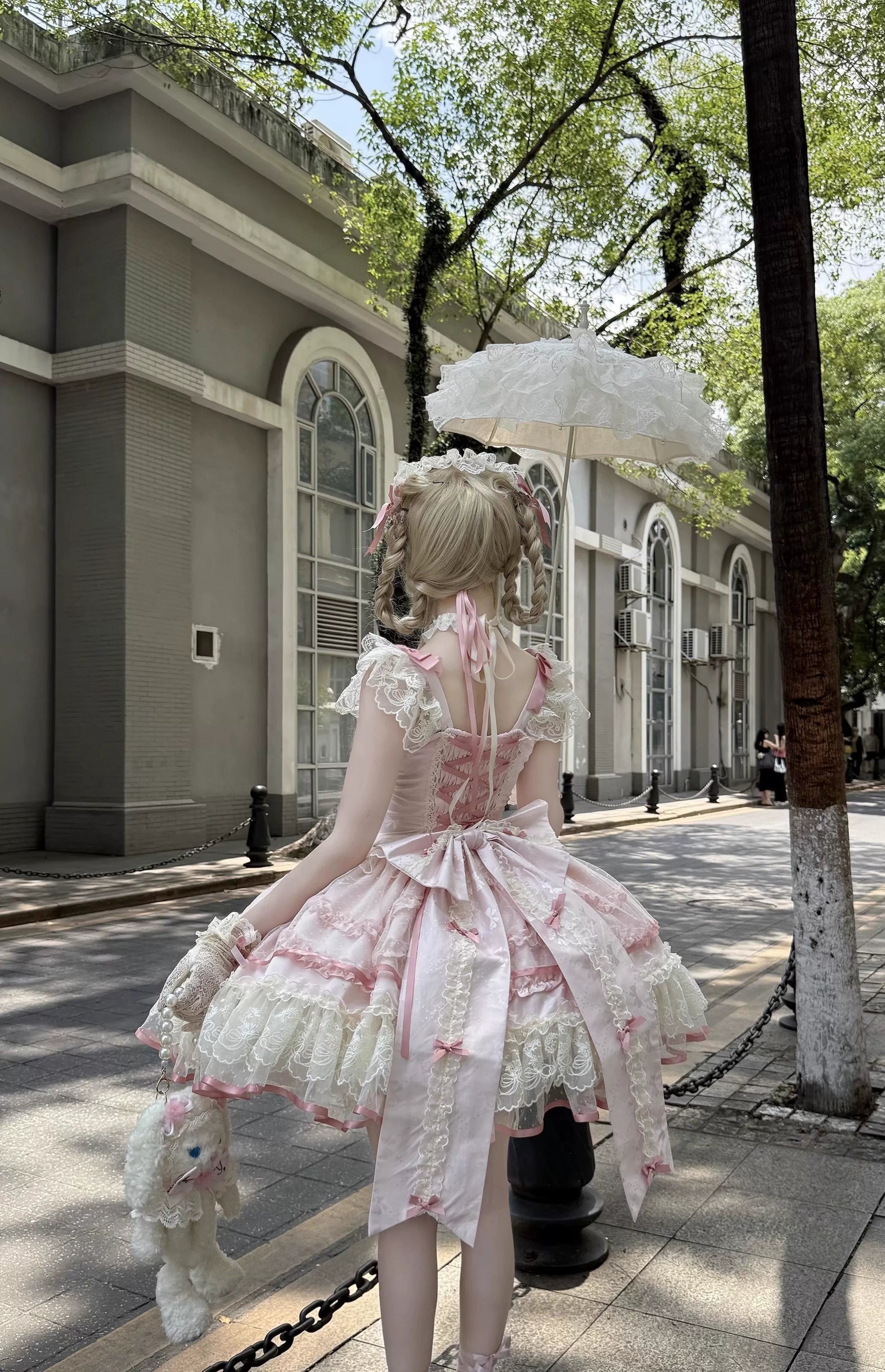 Sugar Girl - Dream Whisper Butterfly - Ballet-Inspired Sweet Lolita JSK Dress