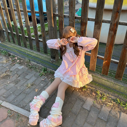 Sissy the shepherd - Sweet Lolita Blouse Sweet Lolita Shirt Long Sleeve