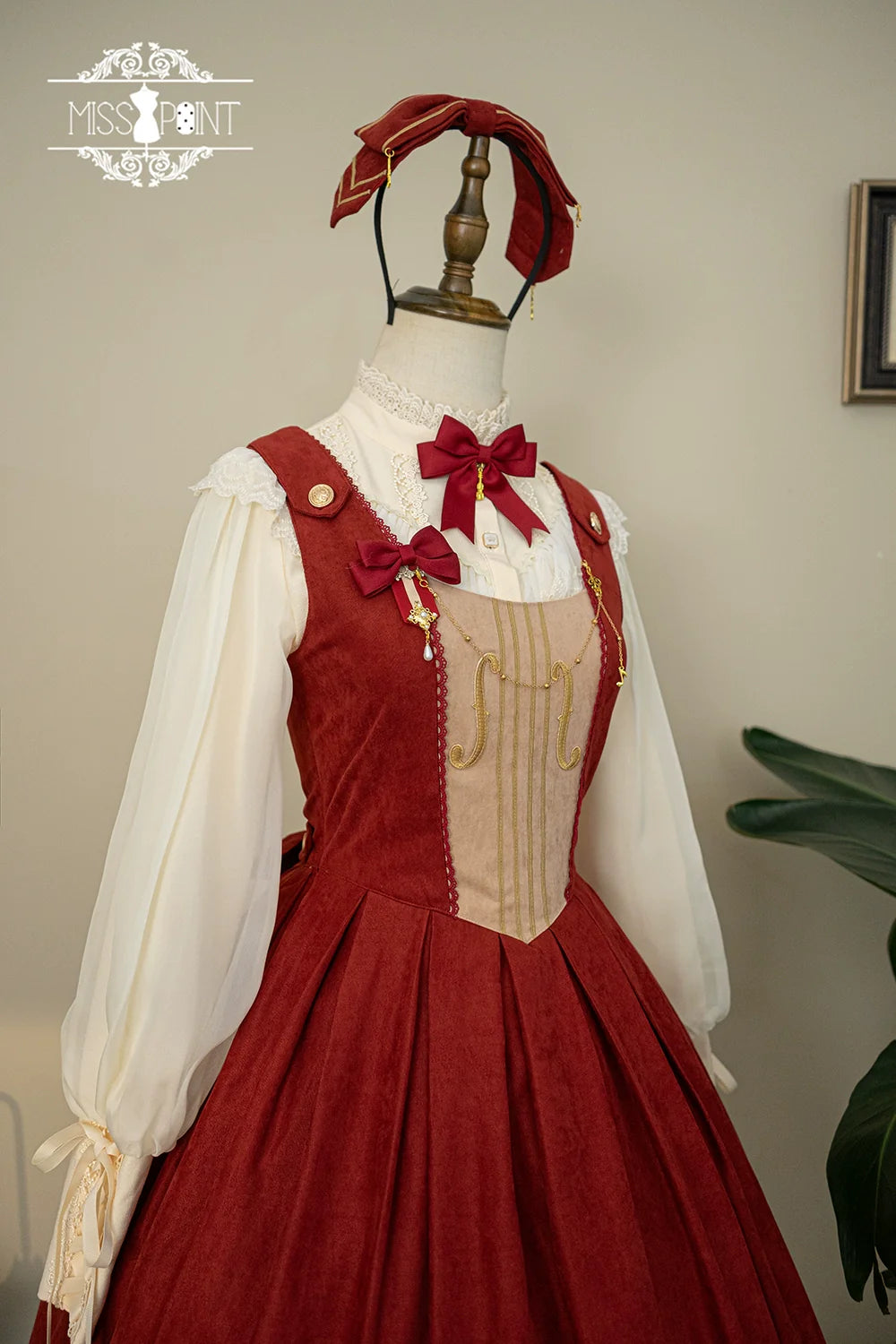 Miss Point - Customized Lolita Jumper Dress - Elegant College Lolita JSK