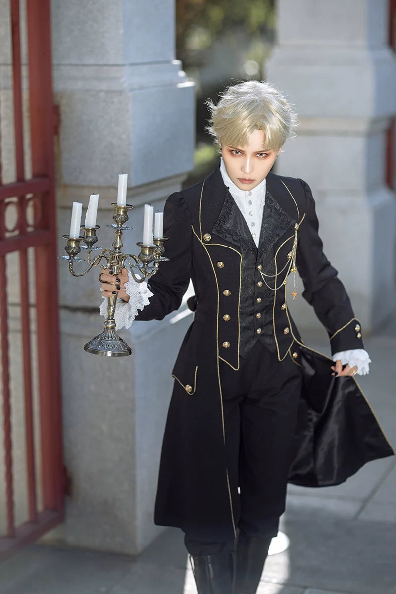 Immortal Thorn - Forever Rose - Retro Ouji Lolita Pants