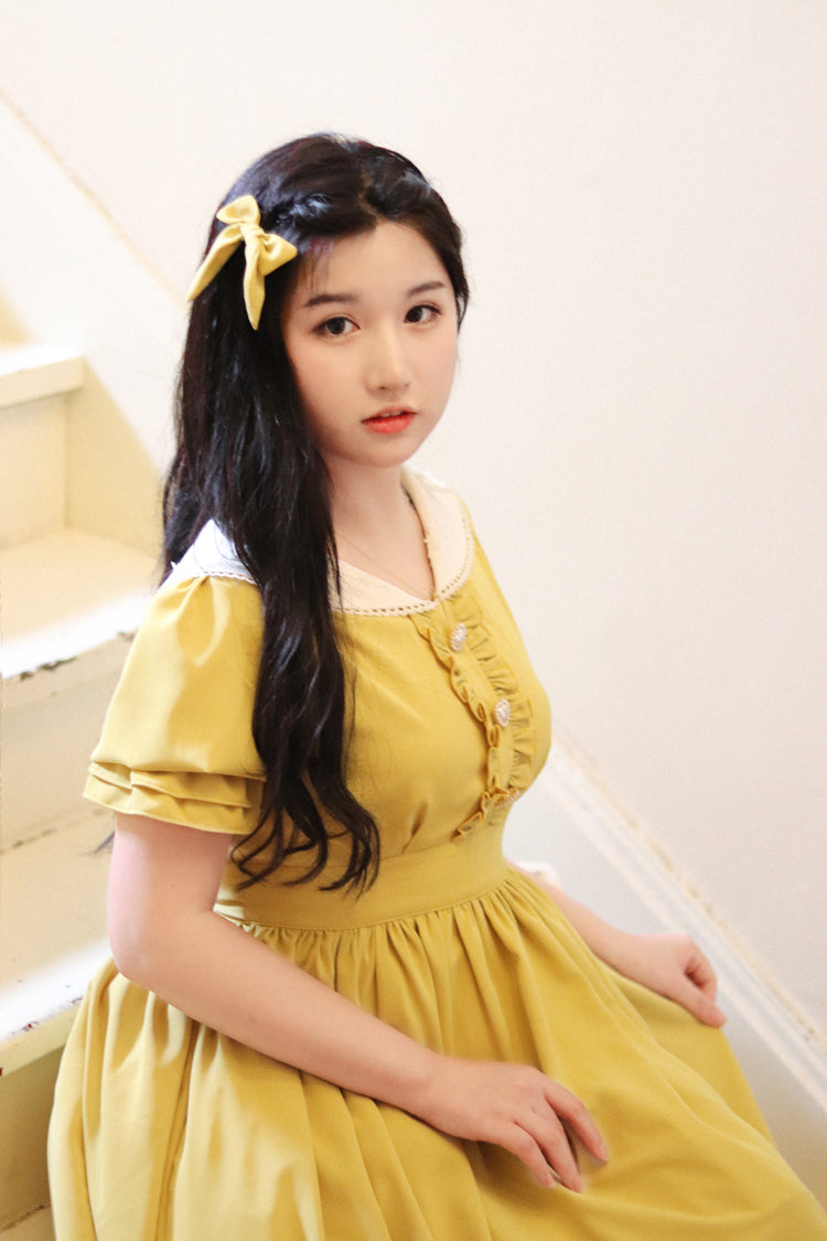 Sweet Wood - Plus Size Vintage Lolita OP Dress
