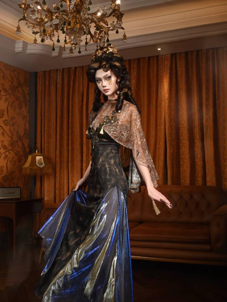 Slim fit sexy suspender dress【s0000009550】