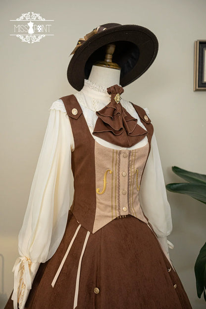 Miss Point - Golden Movement - Elegant Lolita Waistcost Short Vest Customized