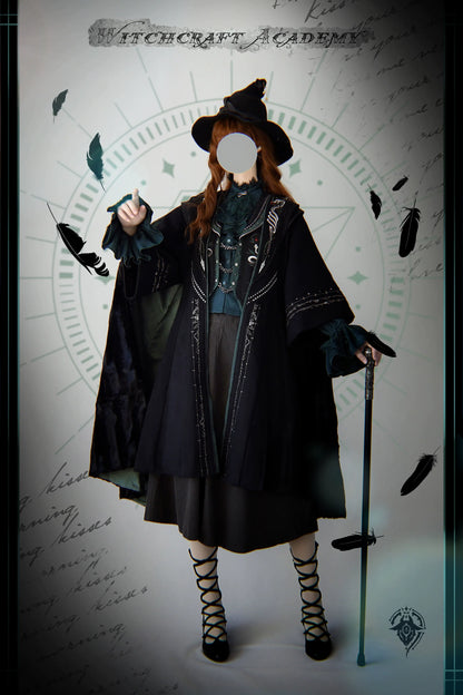 Arca et Ovis - Magic Academy G - Ouji Lolita Overcoat Embroidered Gothic Prince Long Coat