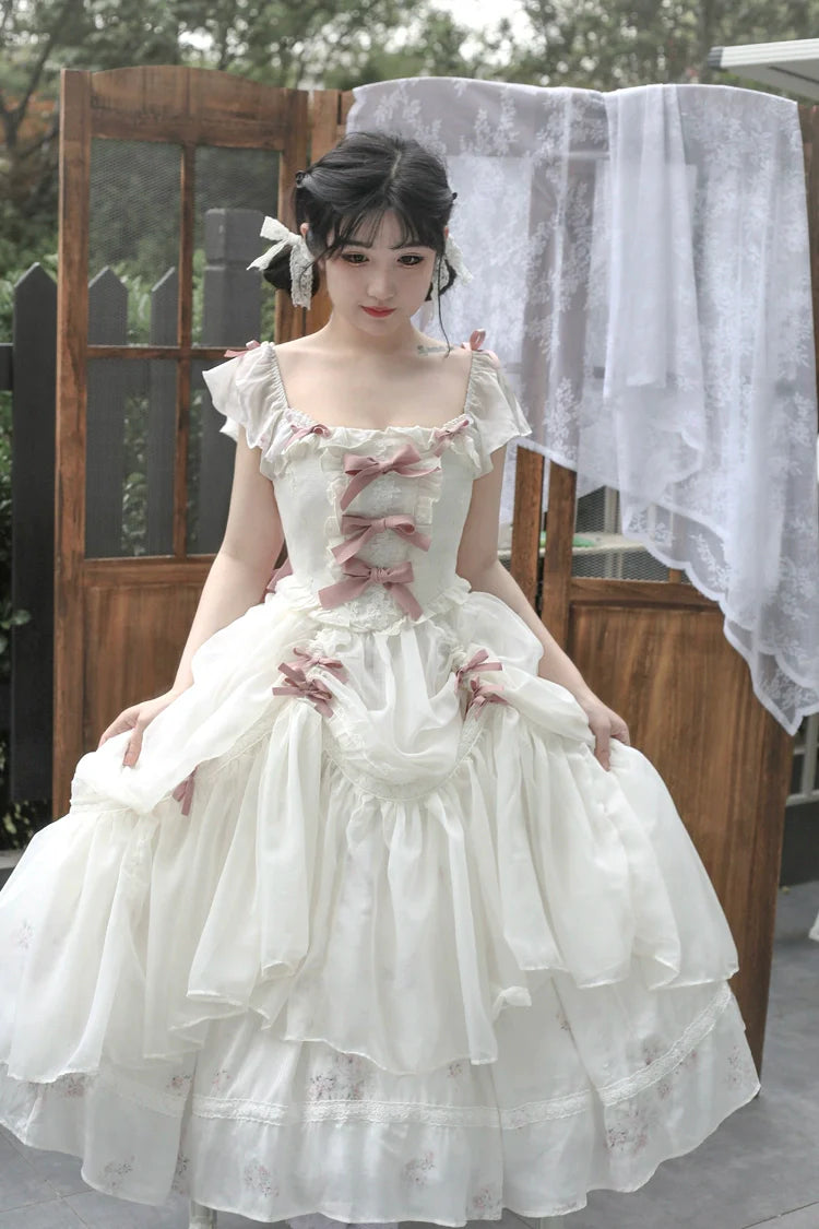 Sweet Wood - Elegant Floral Sweet Lolita OP Corset Accessory