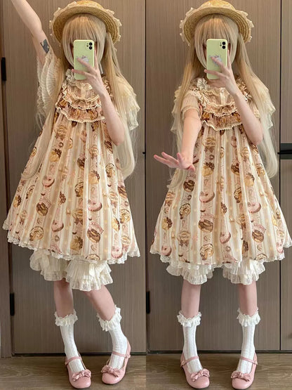 Ilovexiaolu - Gorgeous Lolita Bloomers in Coral Fleece & Cotton Styles