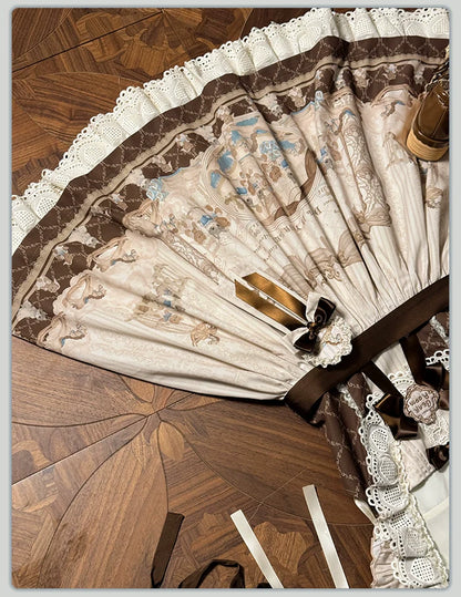 Alice Girl - Sea Salt Fairytale - Sweet Lolita JSK Doll-like Lolita Printed Dress