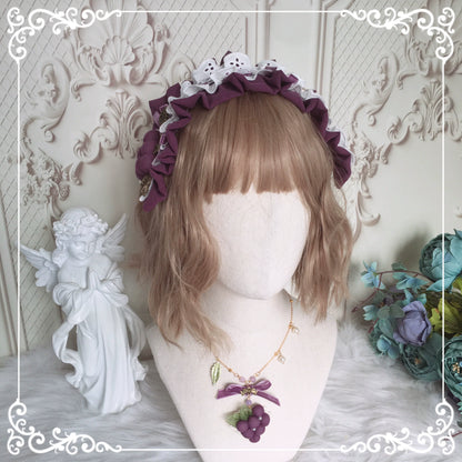 Chestnut Lolita - Louvre Vineyard Accessory Hairband Retro Lolita KC