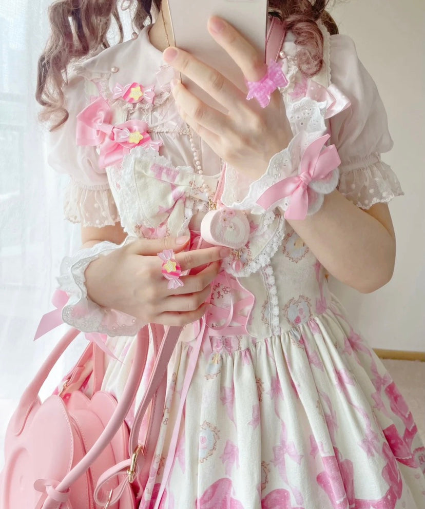 Halloween Alice - Rainbow Candy - Sweet Lolita Ring Hairclip