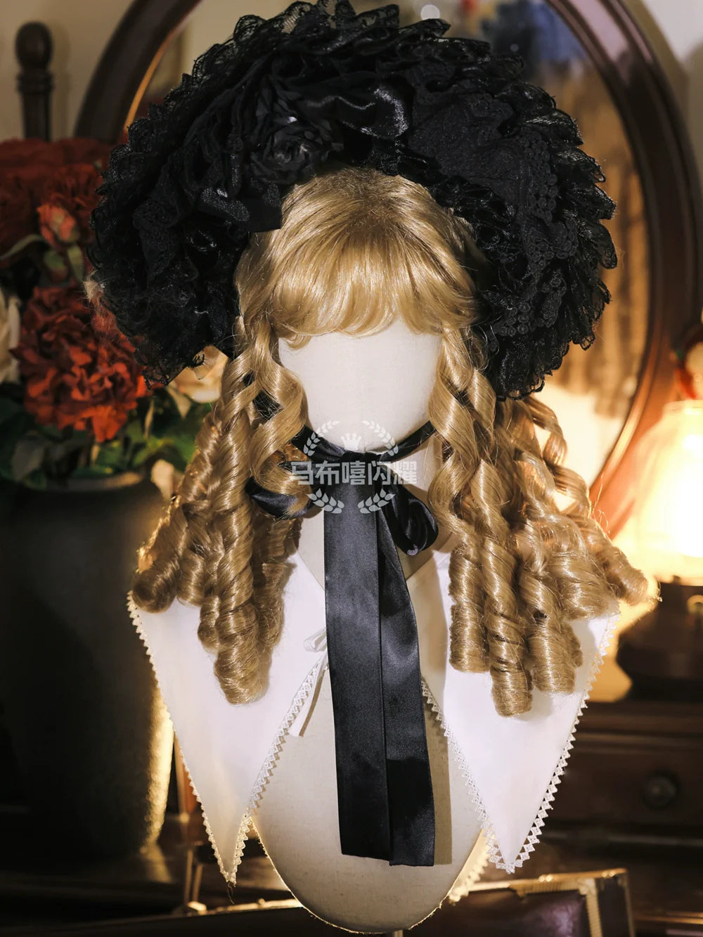 Mabuxi - Retro Lolita Wig Elegant Roman Curls Gorgeous Court Wigs