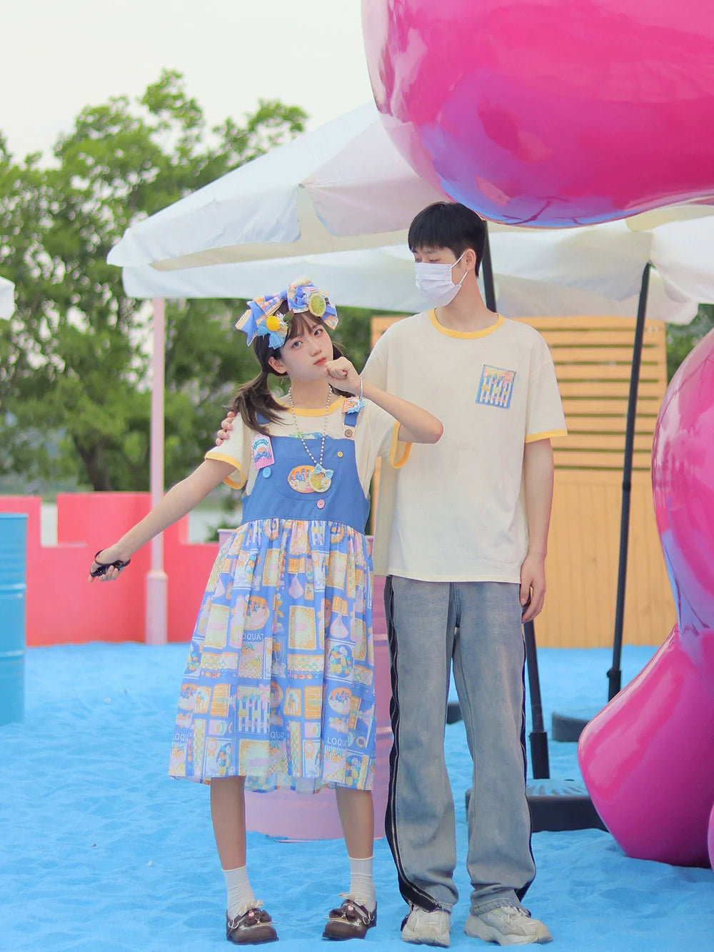 Miss Point - Daisy Lemon - Kawaii Lolita Lemon Print JSK Customized