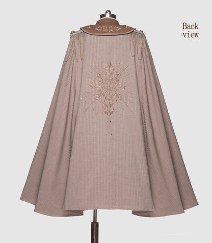 Youpairui - Sheffield - British Military Ouji Lolita Long Coat Full Set