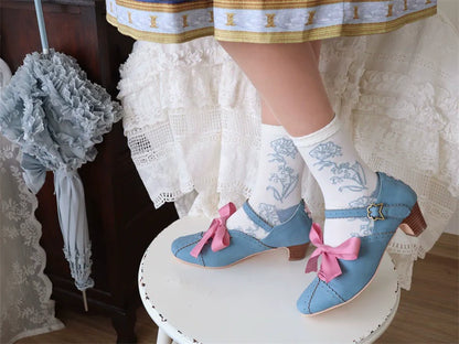 MR.Qiutian - Pictorial Girl - Han Lolita Shoes Retro Lolita Chinese Style Shoes