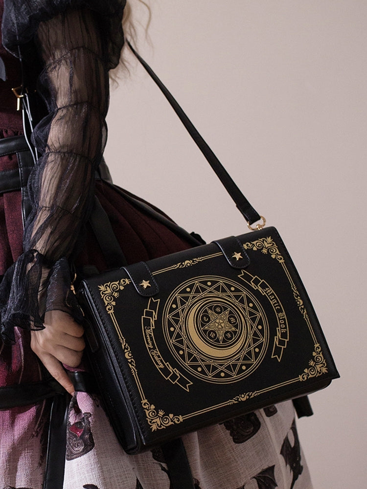Morning Glory - The Star-Moon Grimoire - Sweet Lolita Crossbody Clamshell bag