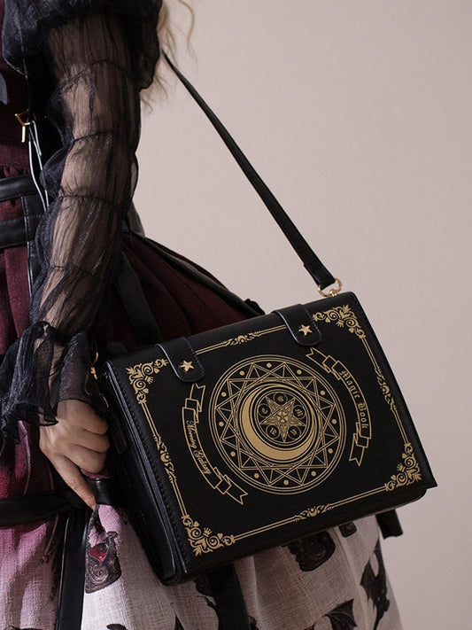 Morning Glory - The Star-Moon Grimoire - Sweet Lolita Crossbody Clamshell bag