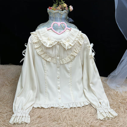 DMFS Lolita - Sweet Lolita Blouse Peter Pan Collar Shirt