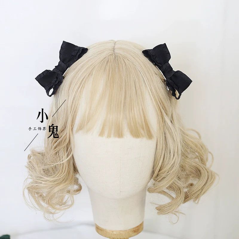 Xiaogui - Cute Lolita Headwear Ponytail Hairclips Daily Lolita Accessories