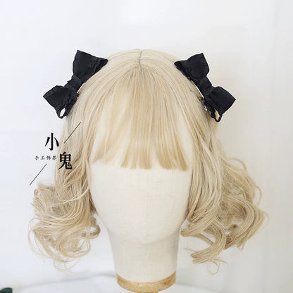Xiaogui - Cute Lolita Headwear Ponytail Hairclips Daily Lolita Accessories