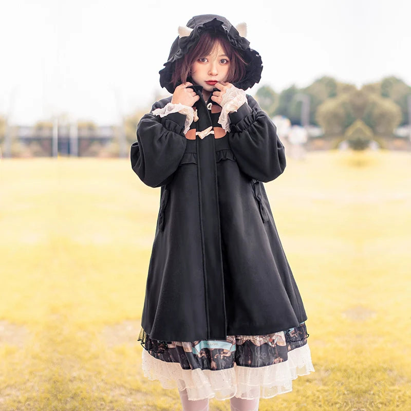 Fairy Cat - Sweet Lolita Coat Autumn and Winter Lolita Outwear