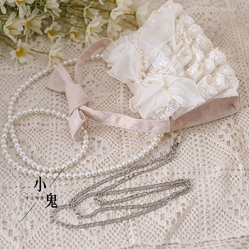 Xiaogui - Elegant Lolita Handbag Ivory Tea Party Lolita Bag