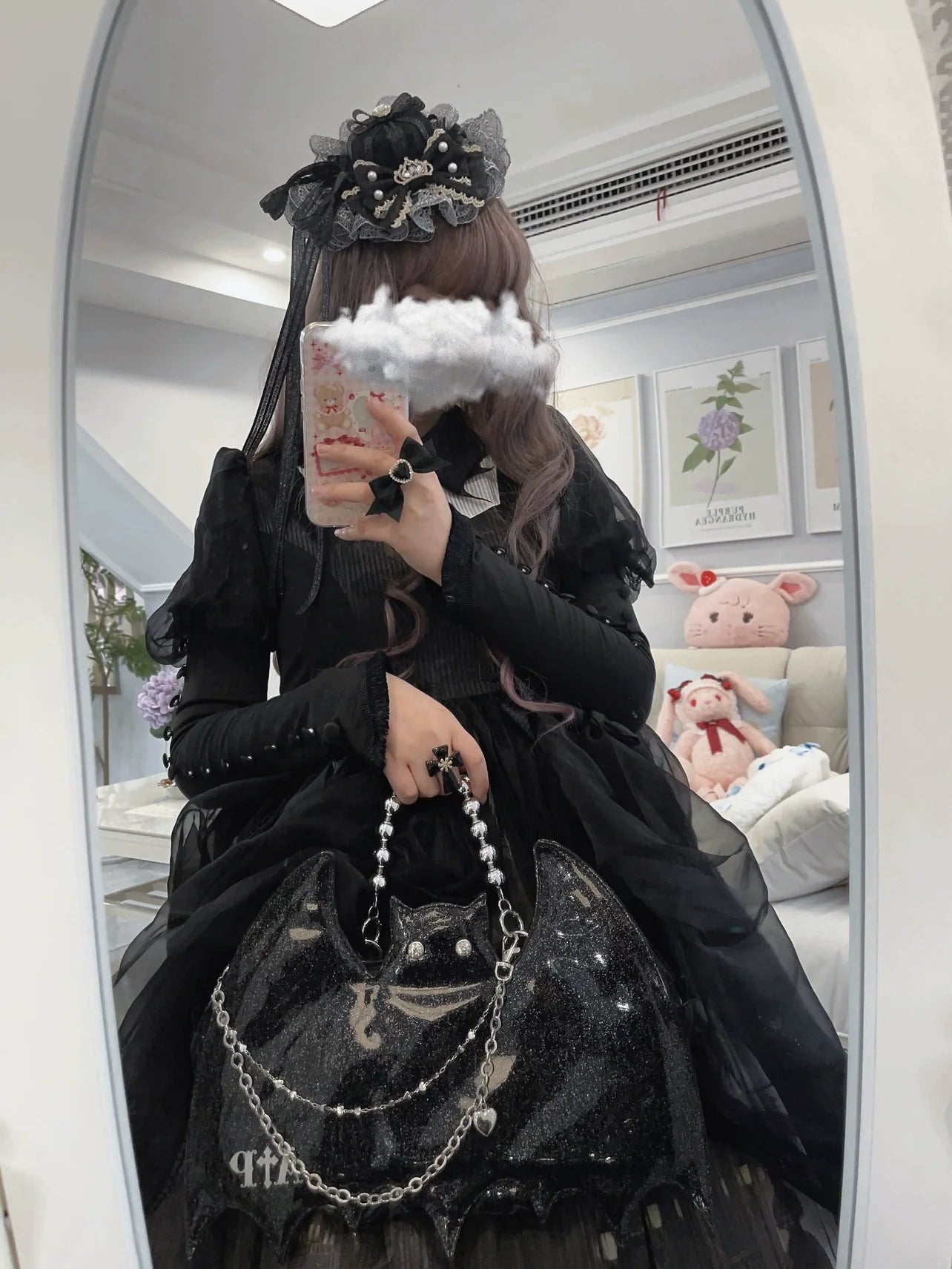 Cheese Cat - Sweet Lolita Cake Top Hat Handmade Lolita Accessory