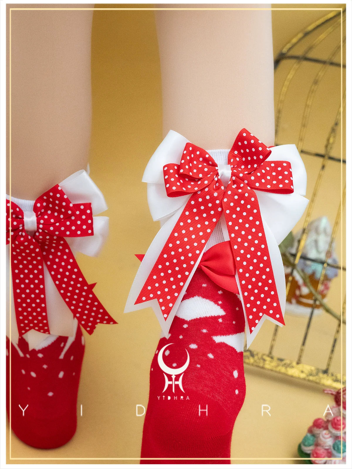Yidhra - Christmas Lolita Socks Sweet Ankle Socks