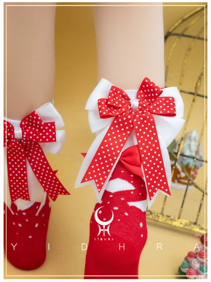 Yidhra - Christmas Lolita Socks Sweet Ankle Socks