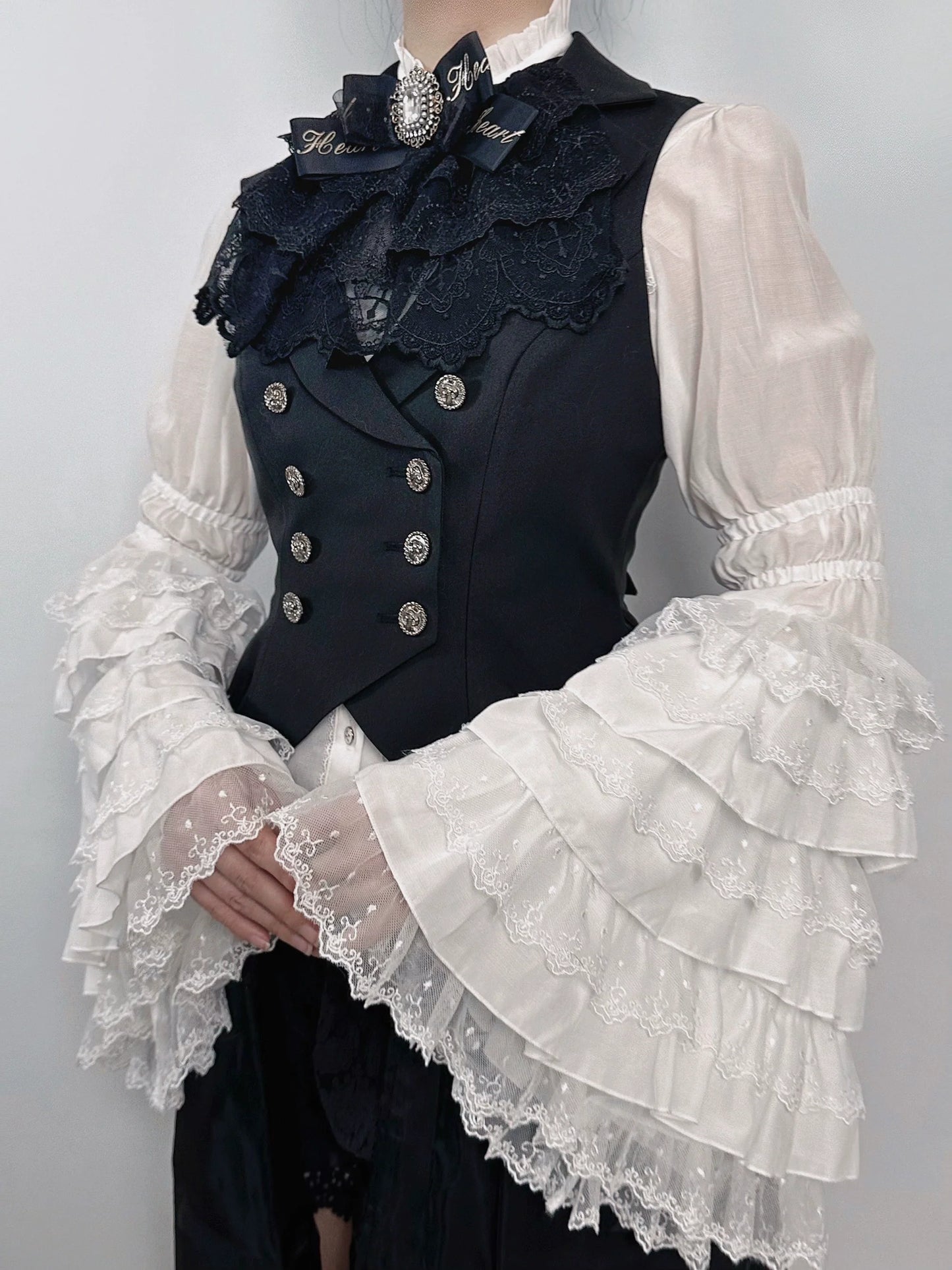 Summer Story - Elegant Lolita Bib Lace Lolita Accessory