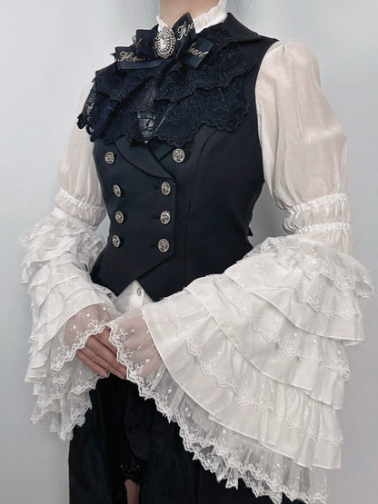 Summer Story - Elegant Lolita Bib Lace Lolita Accessory