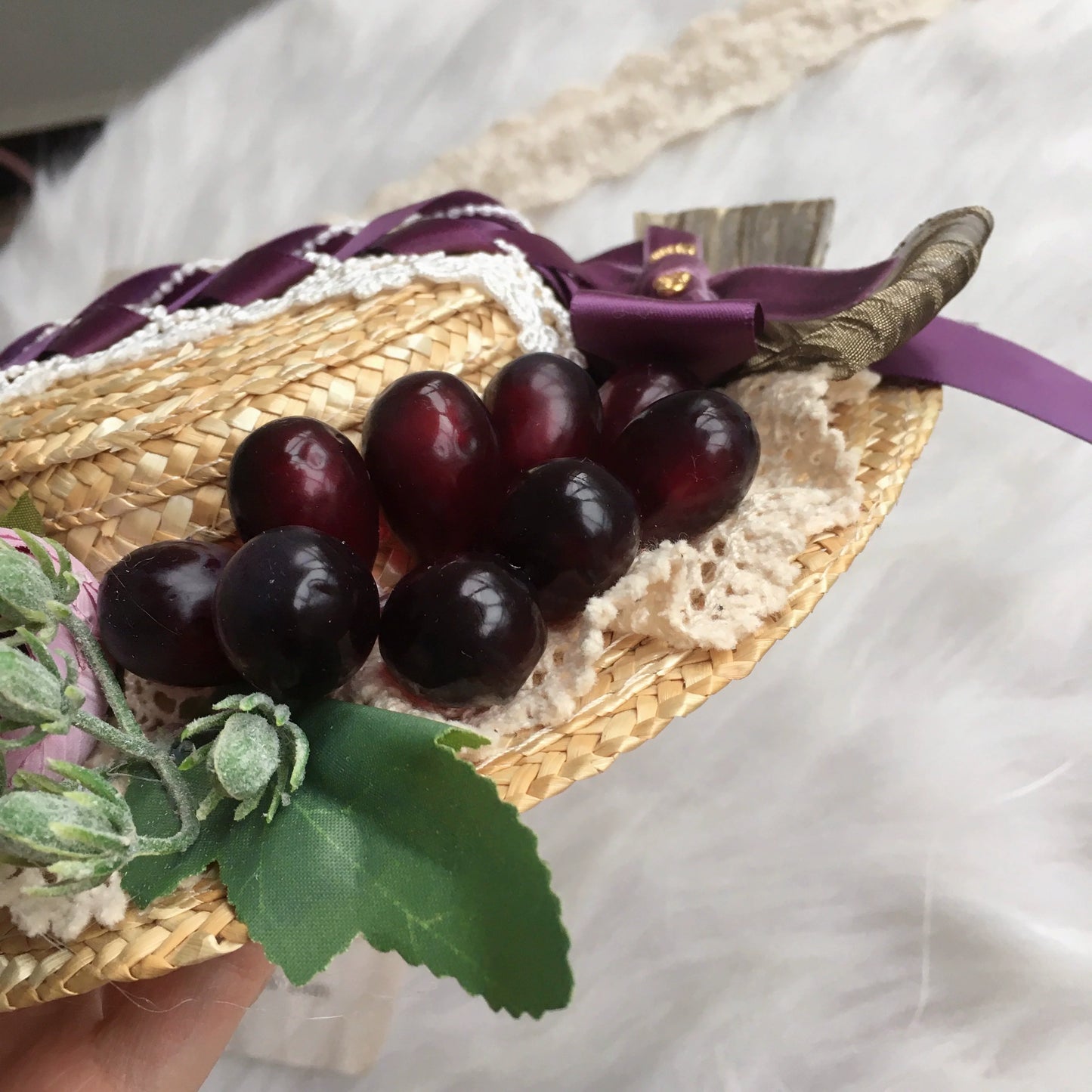 Chestnut Lolita - Louvre Vineyard Accessory Hairband Retro Lolita KC