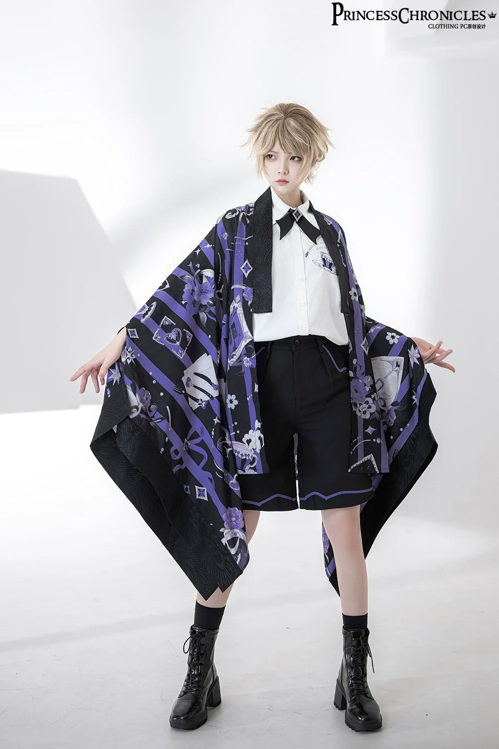 Princess Chronicles - Summer Sunscreen Loose Vintage Printed Haori Outerwear